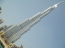 ドバイ、バージカリファタワー世界一高度882ｍ＠2015
